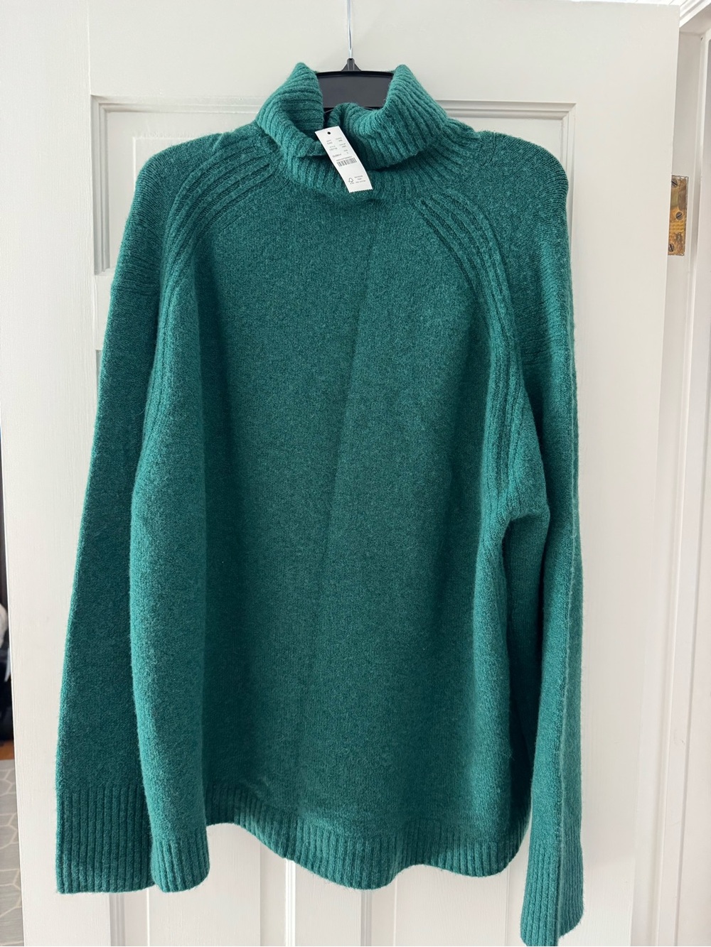 J. Crew Teal Green Turtleneck Sweater